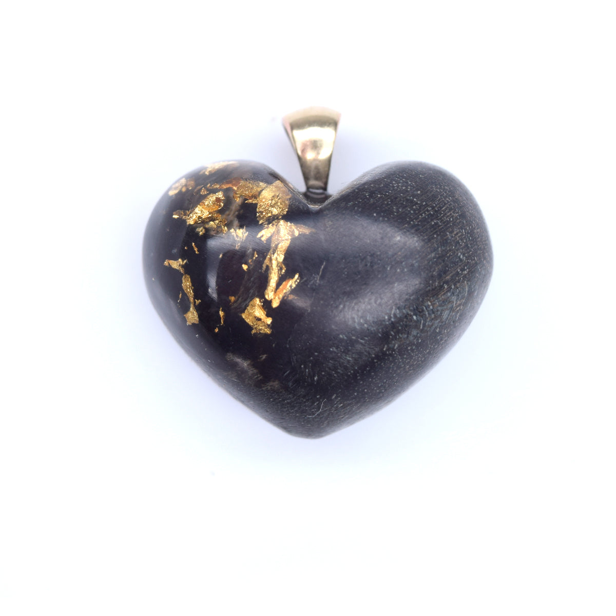 Petit loupe noire & feuille d'or