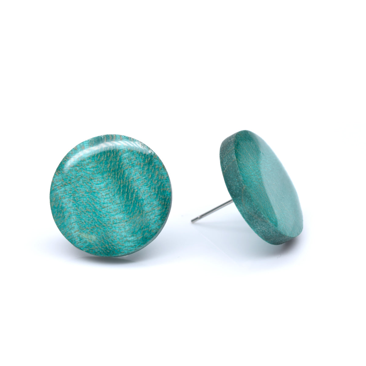 Boucles D'oreille En Bois Et Résine Noires Et Grises - Marque Culture Mix - Neuf Avec étiquettes