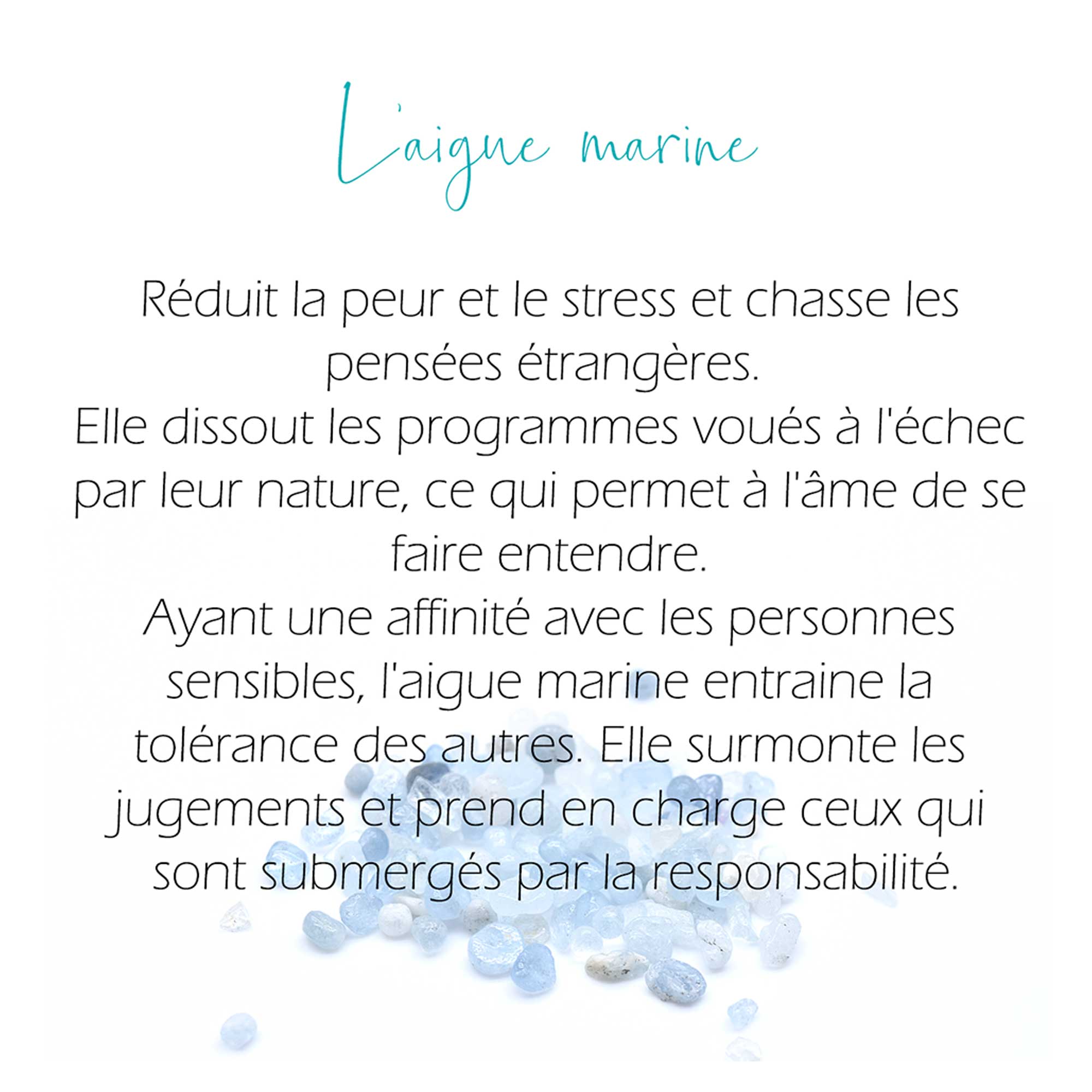 Aquamarine chrysalis