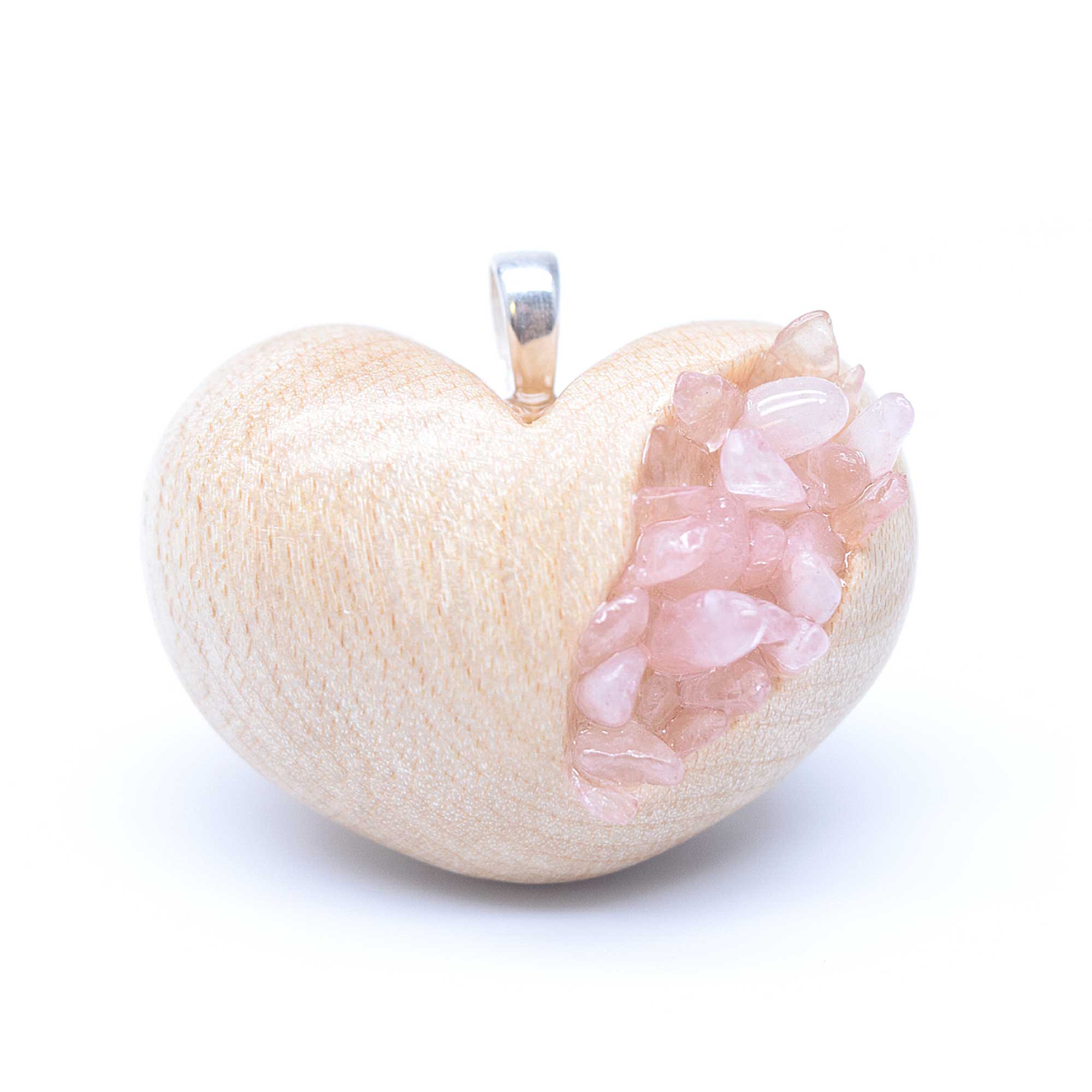 Rose quartz chrysalis