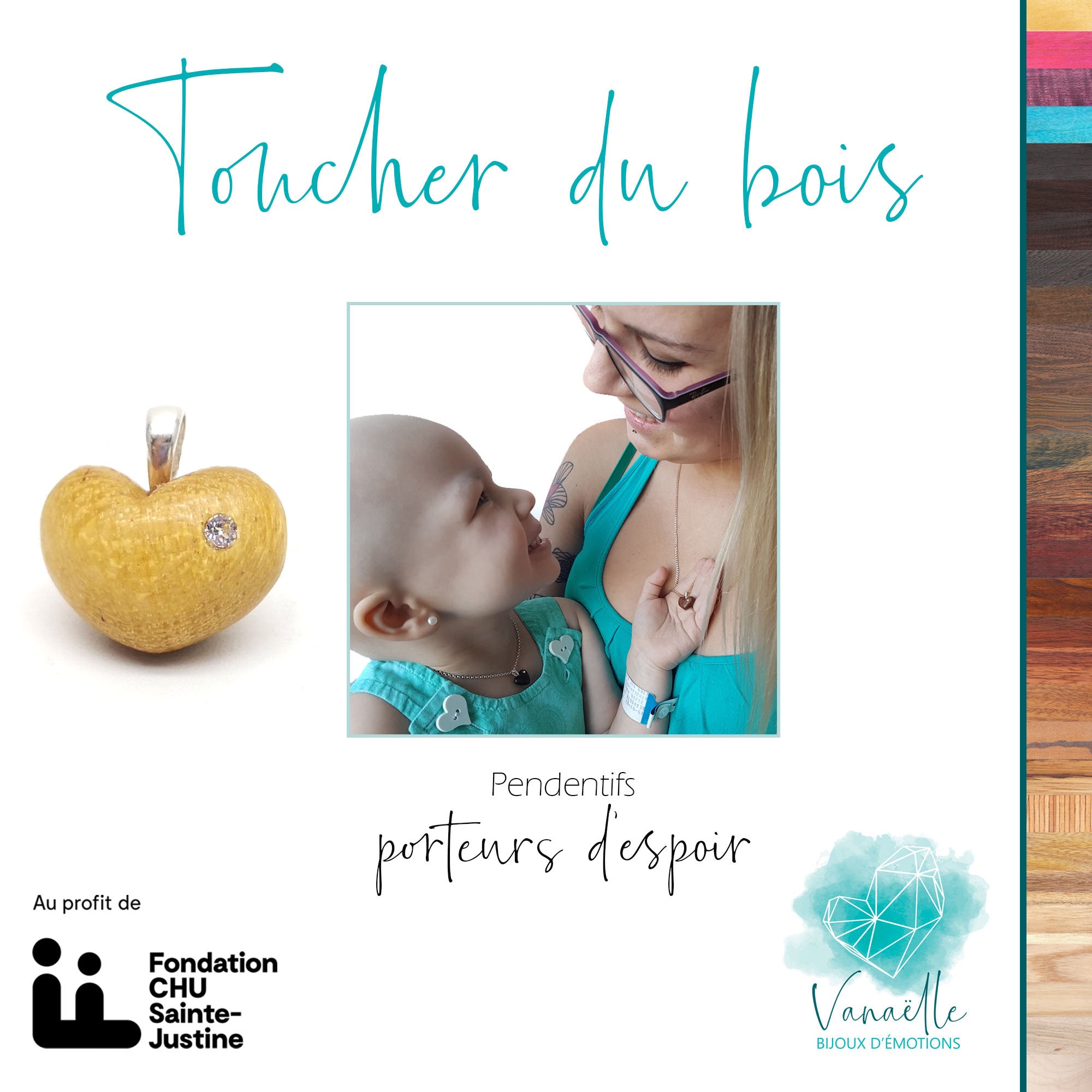 Wooden heart pendant + ash dust