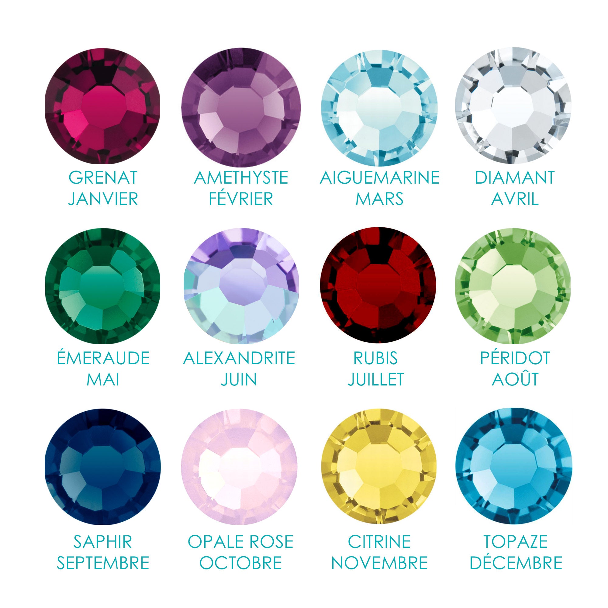 Bracelet à personnaliser, coeur et pierres semi- précieuses