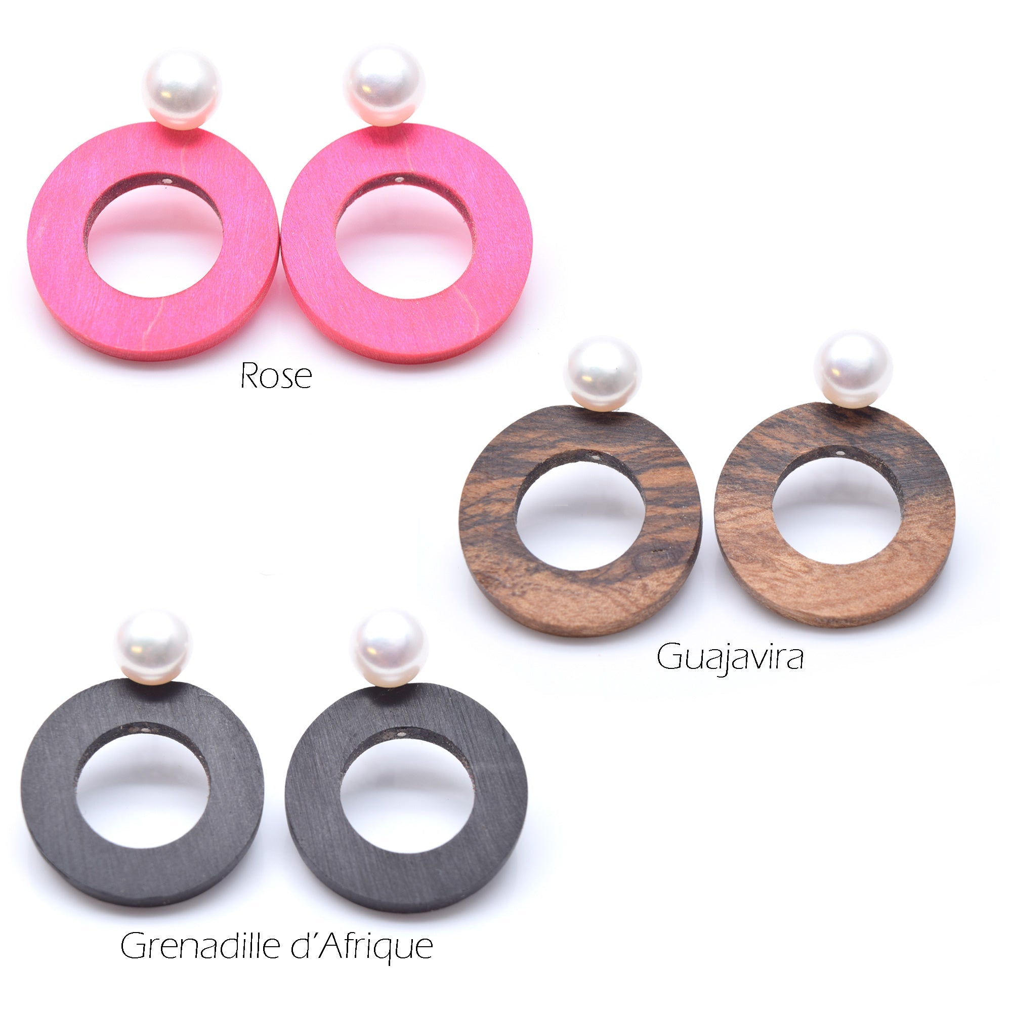 Ear jacket: rings and pearls