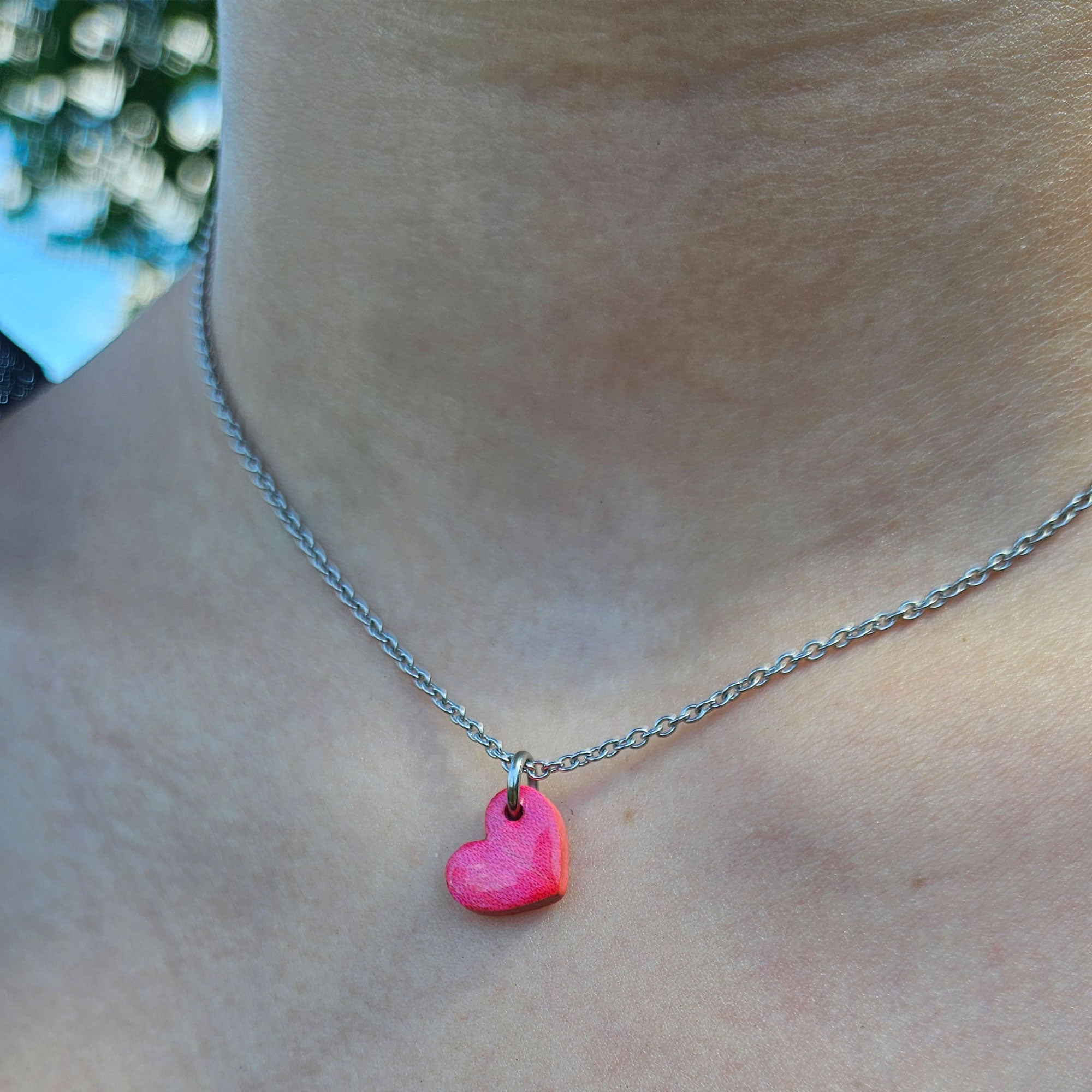 NOUVEAUTÉ: Collier mini coeur à coeur