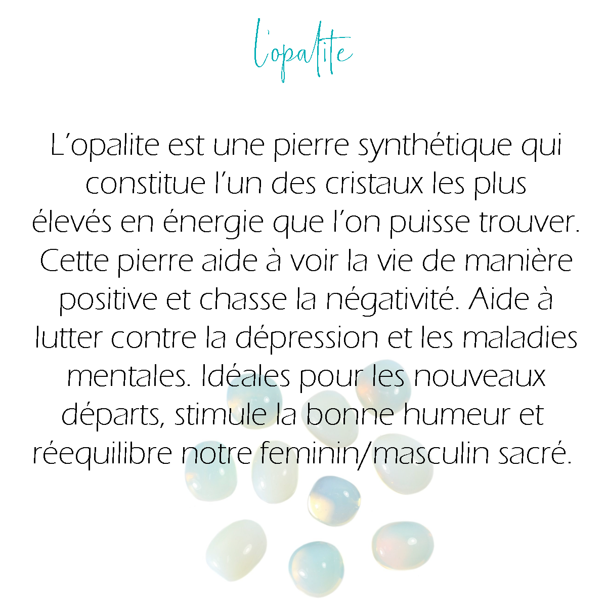 Érable rose + opalite