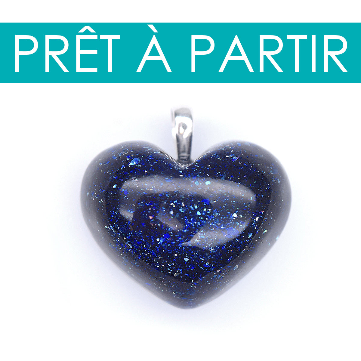 Coeur poussière de diamants