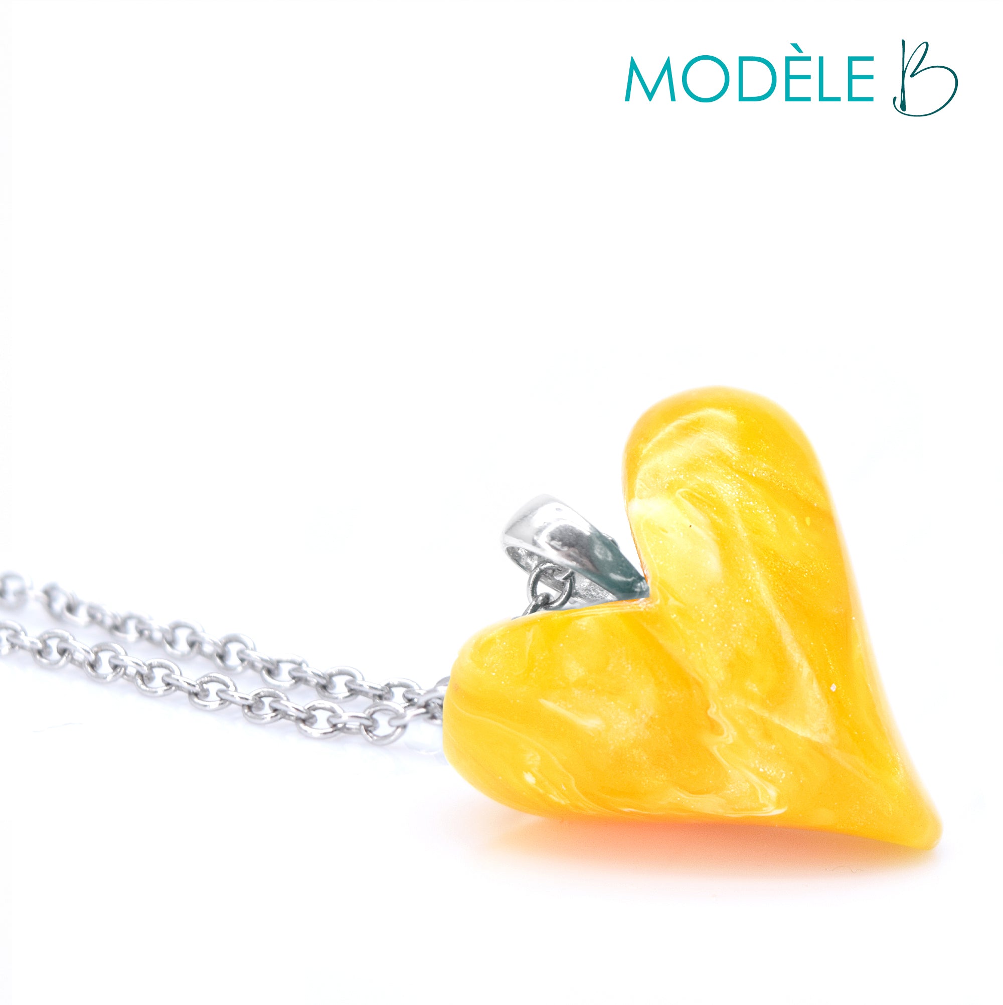 Collier plaisir jaune