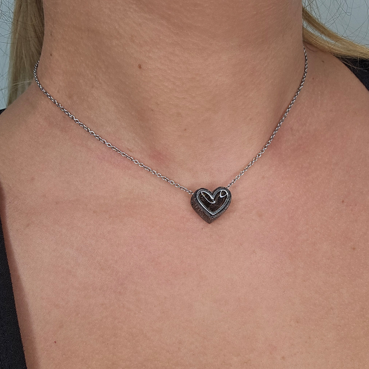 Collier coeur d'amour