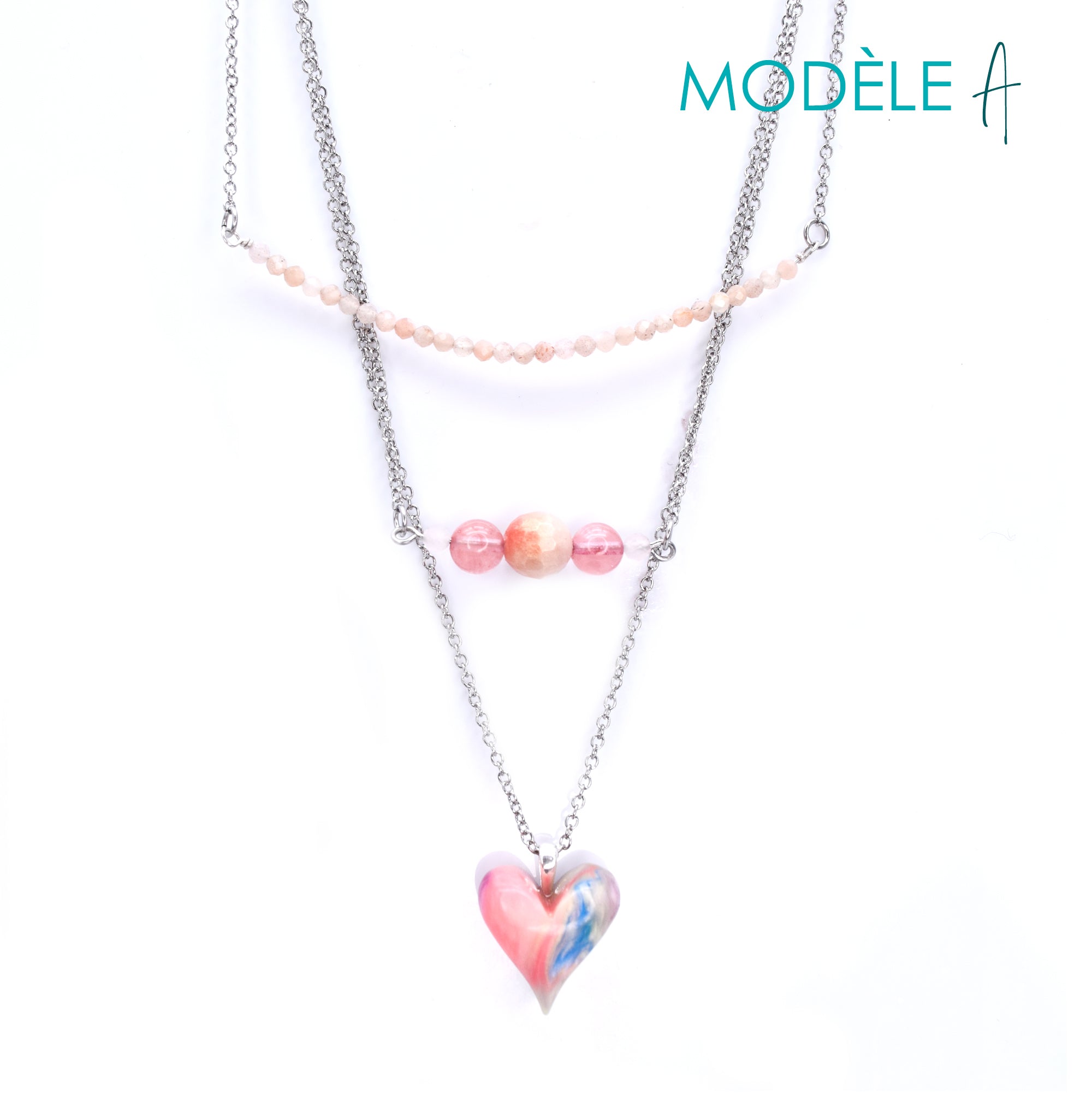 Collier plaisir barbe à papa