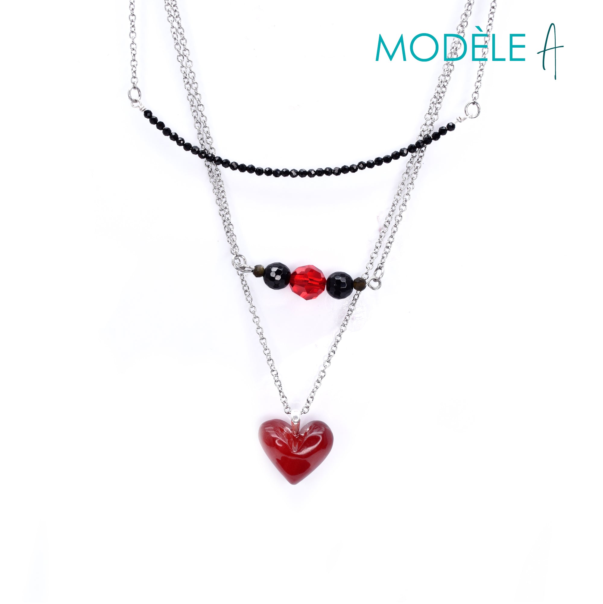 Collier plaisir rubis