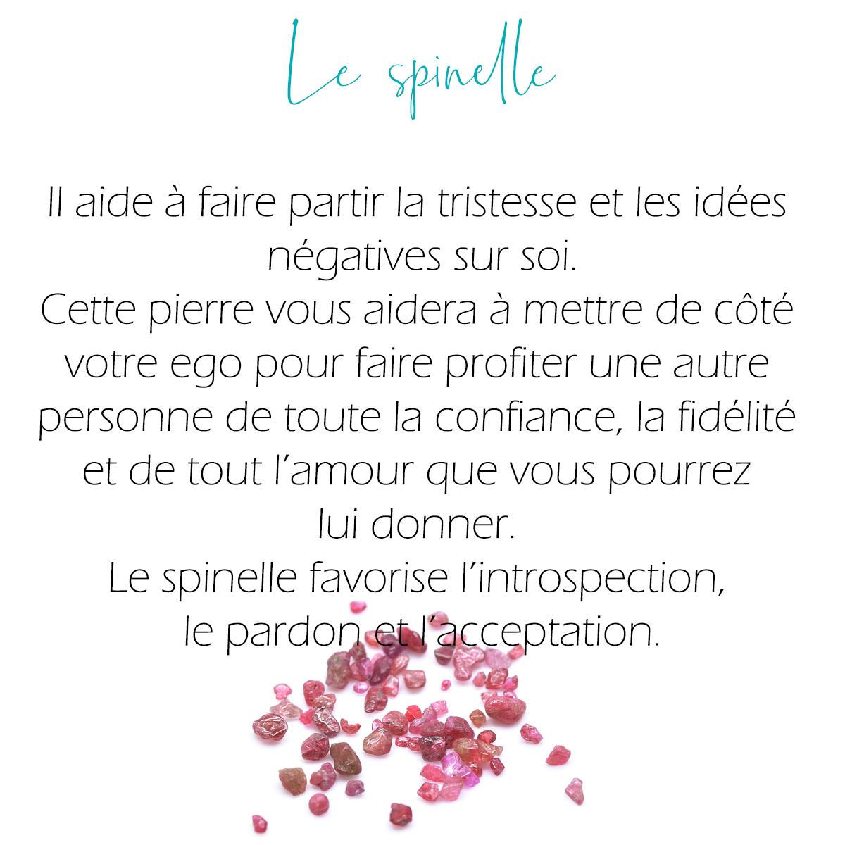 Érable framboise + spinelle rose