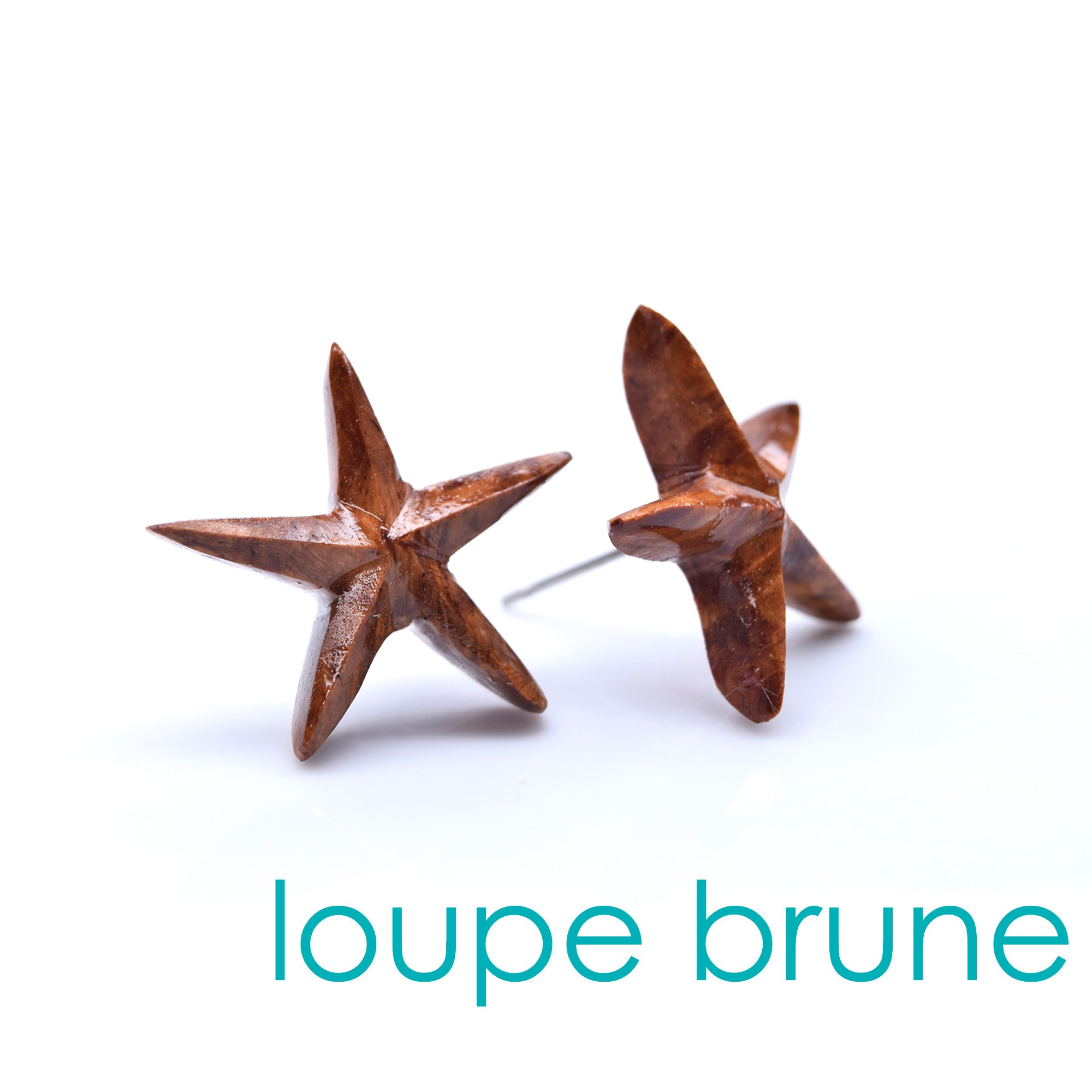Boucles d'oreilles étoiles de mer