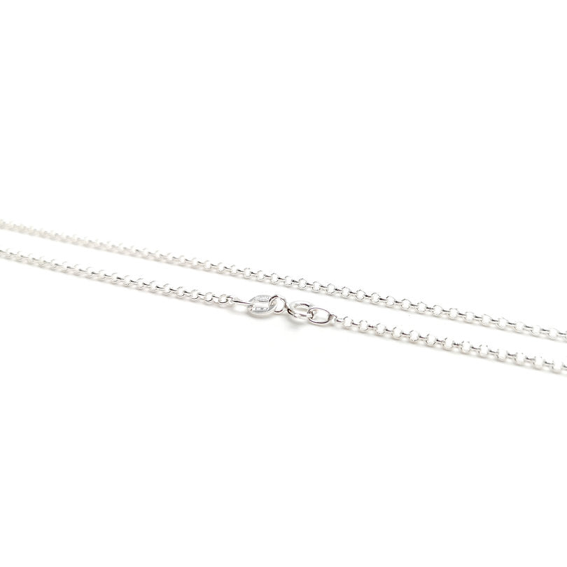 Simple Rolo chain - 925 silver - bracelet