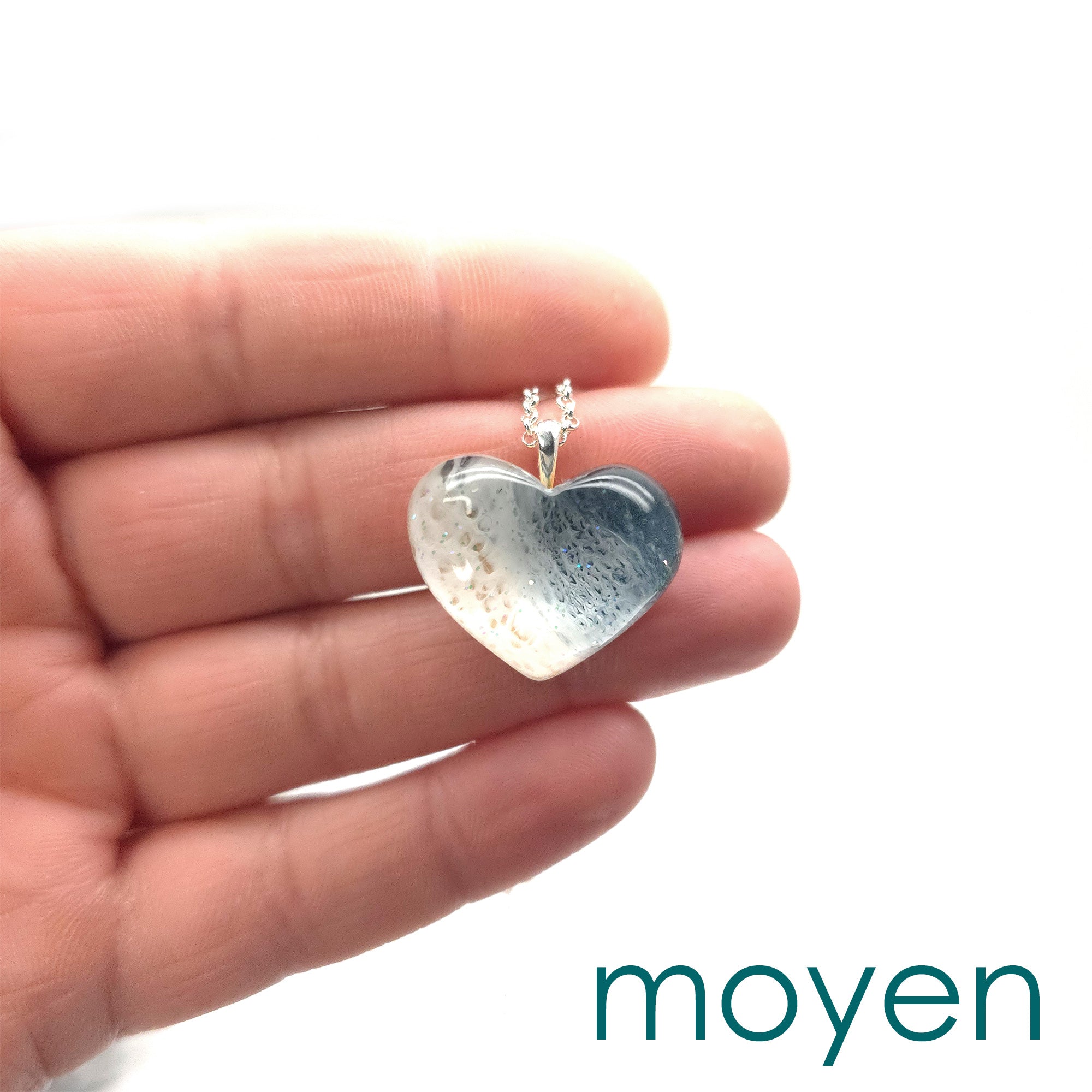 Resin heart