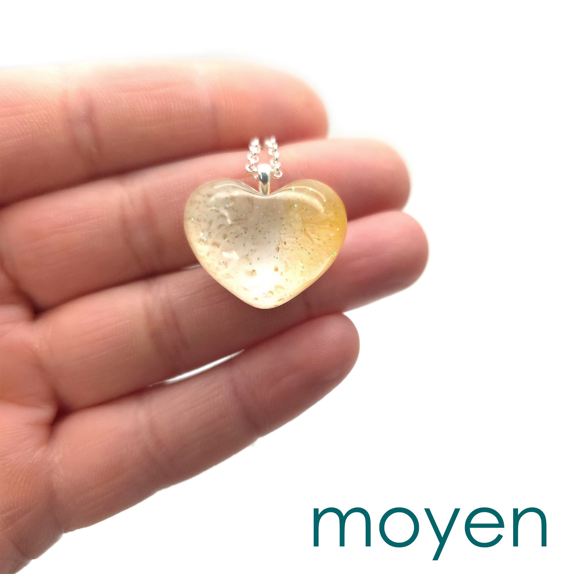 Resin heart